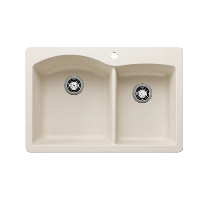 443063 - Precis SILGRANIT 27" Single Bowl Undermount Kitchen Sink - Coal Black