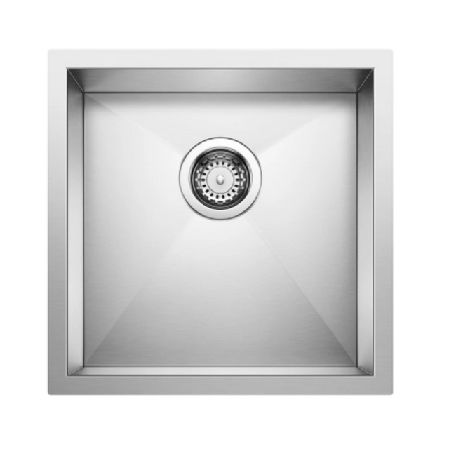 443049 -Quatrus R0 17" Stainless Steel Undermount Bar Sink