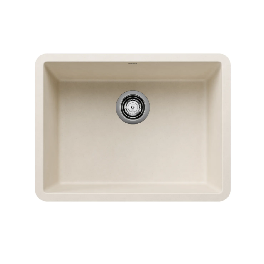 527402 - Precis SILGRANIT 24" Single Bowl Undermount Kitchen Sink - Soft White