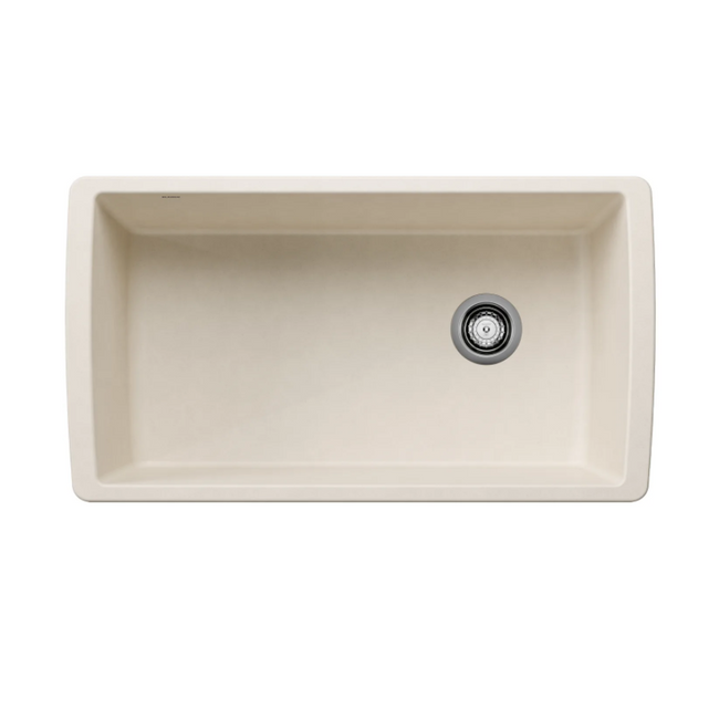 443071 - Diamond SILGRANIT 33" Super Single Undermount Kitchen Sink - Soft White