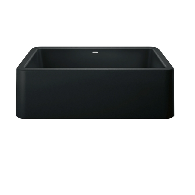 402575 - Ikon SILGRANIT 33" Single Bowl Apron-Front Farmhouse Sink - Coal Black