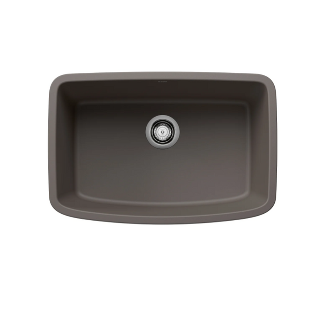 443127 - Valea SILGRANIT 27" Single Bowl Undermount Kitchen Sink - Volcano Gray