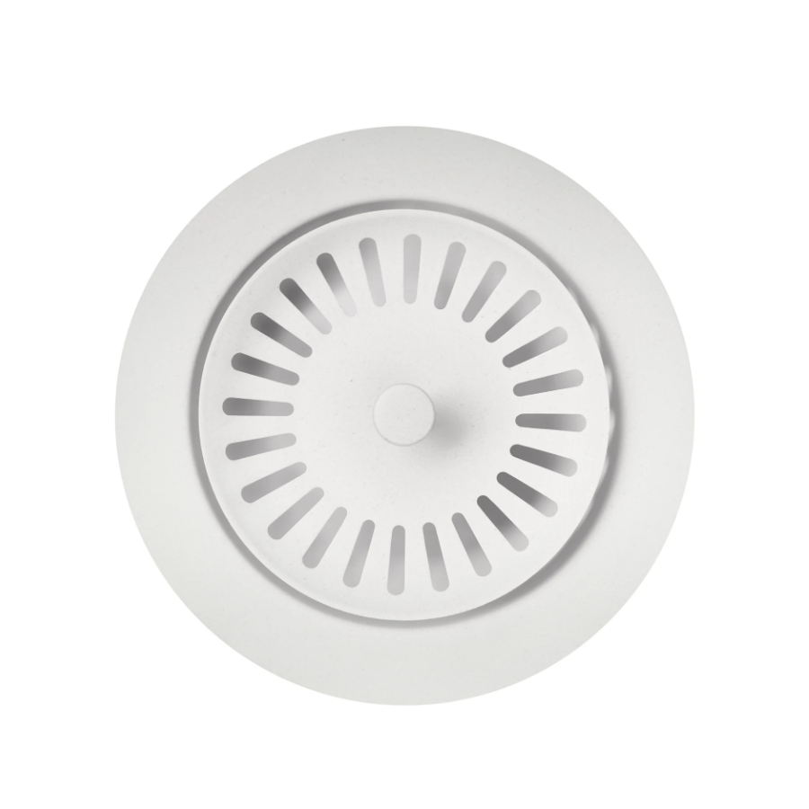 240319 - Color-Coordinated Metal Basket Strainer - White