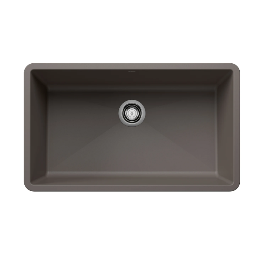 443121 - Precis SILGRANIT 32" Super Single Undermount Kitchen Sink - Volcano Gray