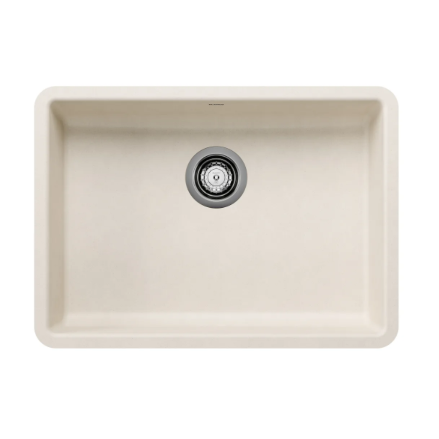 443082 -Precis SILGRANIT 25" ADA Single Bowl Undermount Kitchen Sink - Soft White