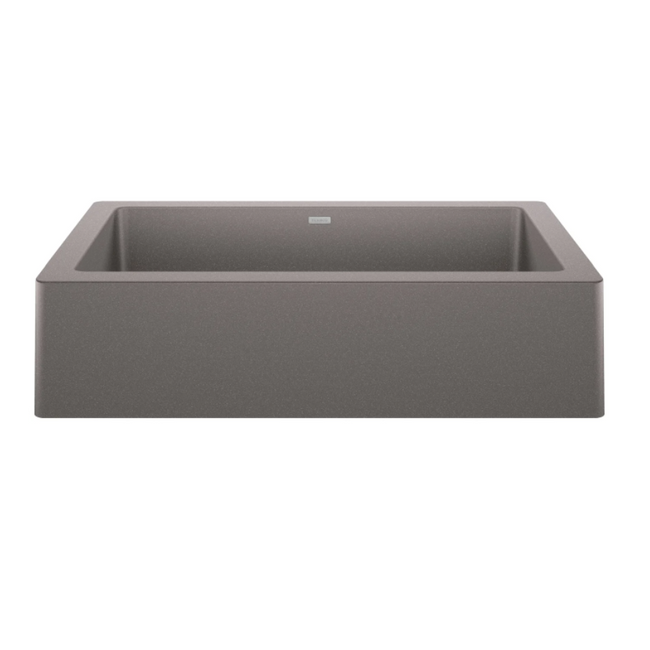 526540 - Vintera SILGRANIT 30" Single Bowl Apron-Front Farmhouse Sink - Metallic Gray