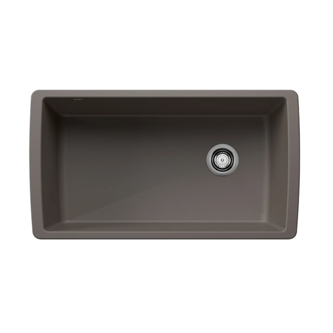 443108 -Diamond SILGRANIT 33" Super Single Undermount Kitchen Sink - Volcano Gray