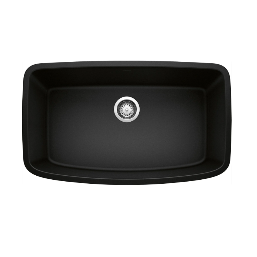 442942 - Valea SILGRANIT 32" Super Single Undermount Kitchen Sink - Coal Black