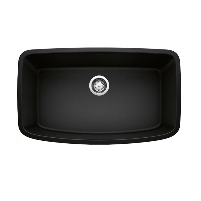 442942 - Valea SILGRANIT 32" Super Single Undermount Kitchen Sink - Coal Black