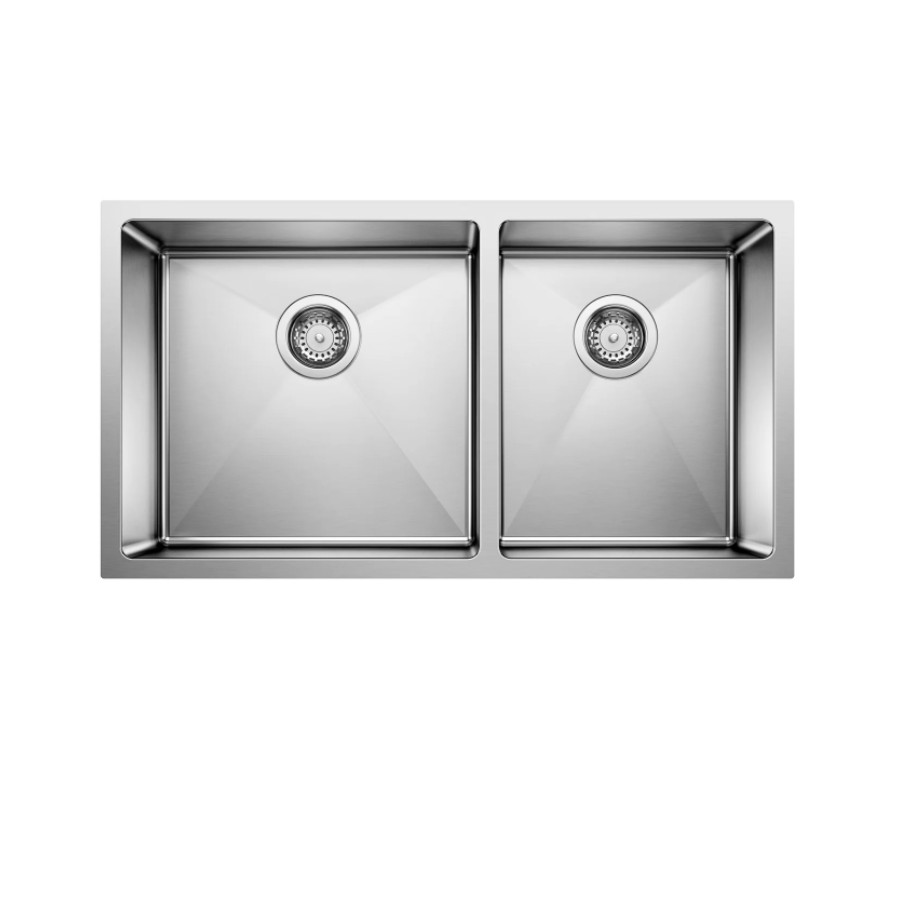 443150 - Quatrus R15 25" Single Bowl Undermount Stainless Steel Kitchen Sink