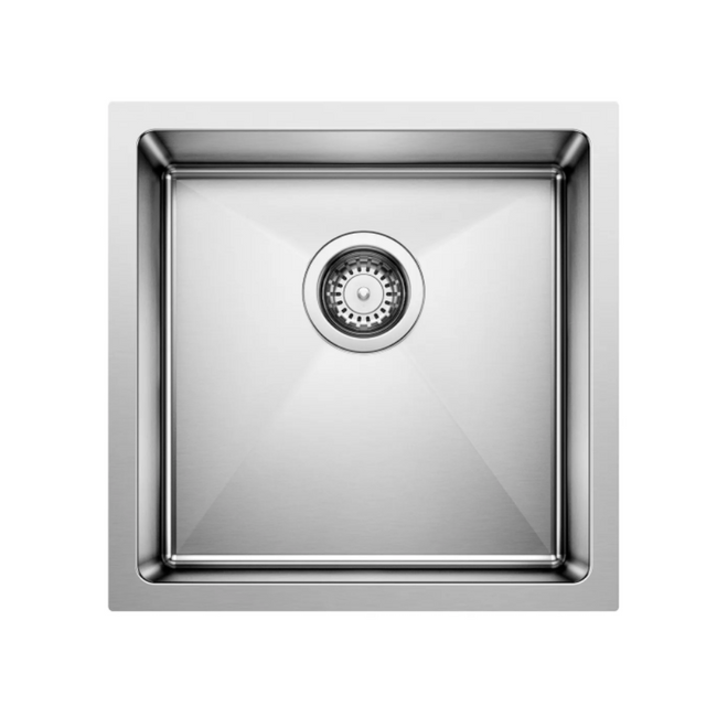 443144 - Quatrus R15 17" Undermount Stainless Steel Bar Sink