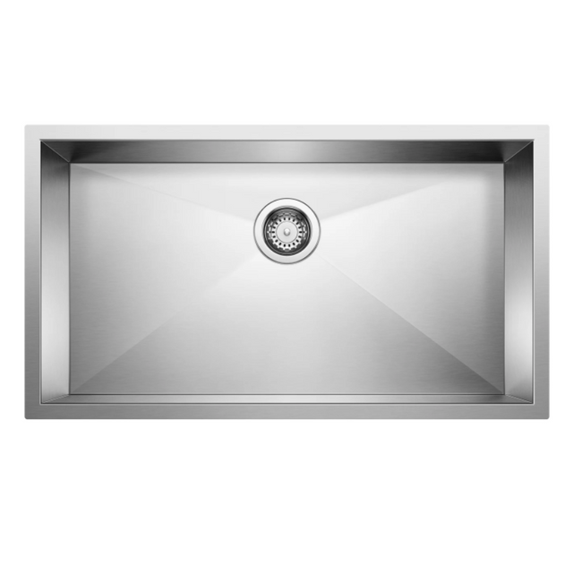 443052 - Quatrus R0 32" Single Bowl Undermount Stainless Steel Kitchen Sink