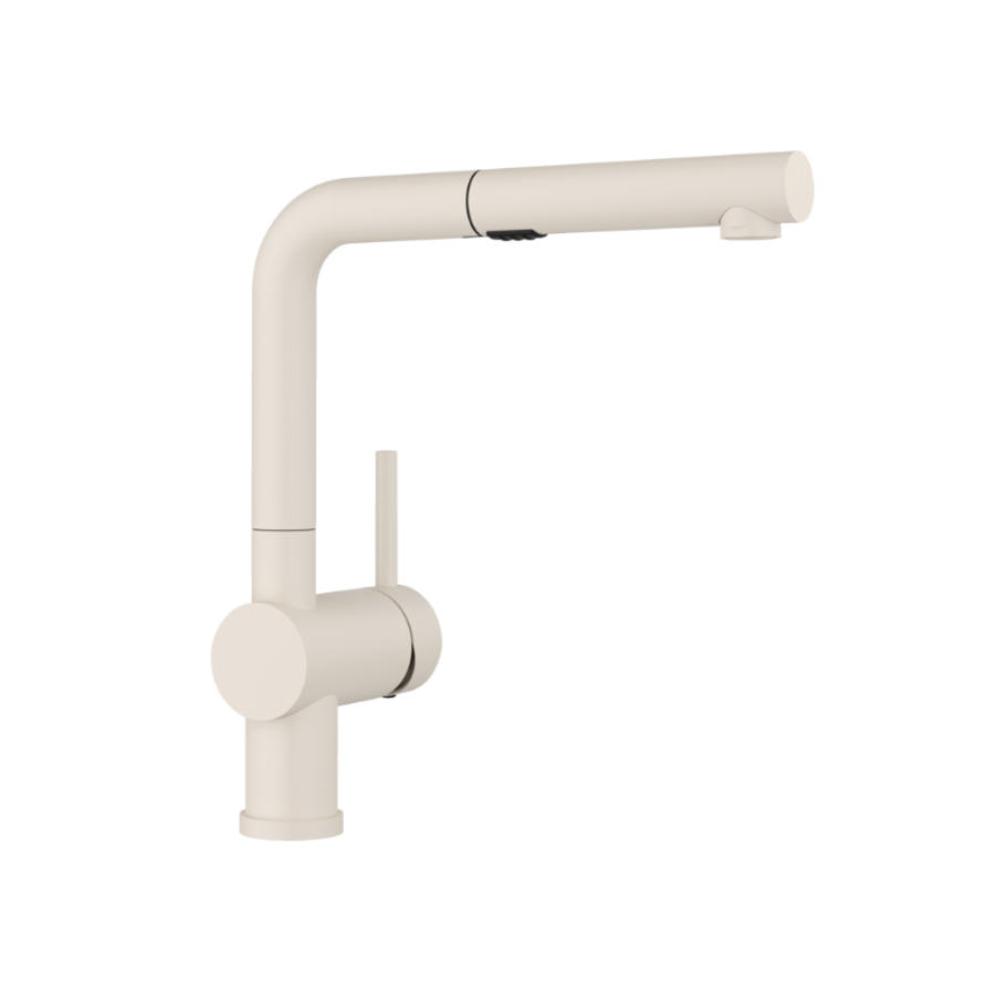 526963 - Linus Low Arc Pull-Out Dual-Spray Kitchen Faucet - Soft White