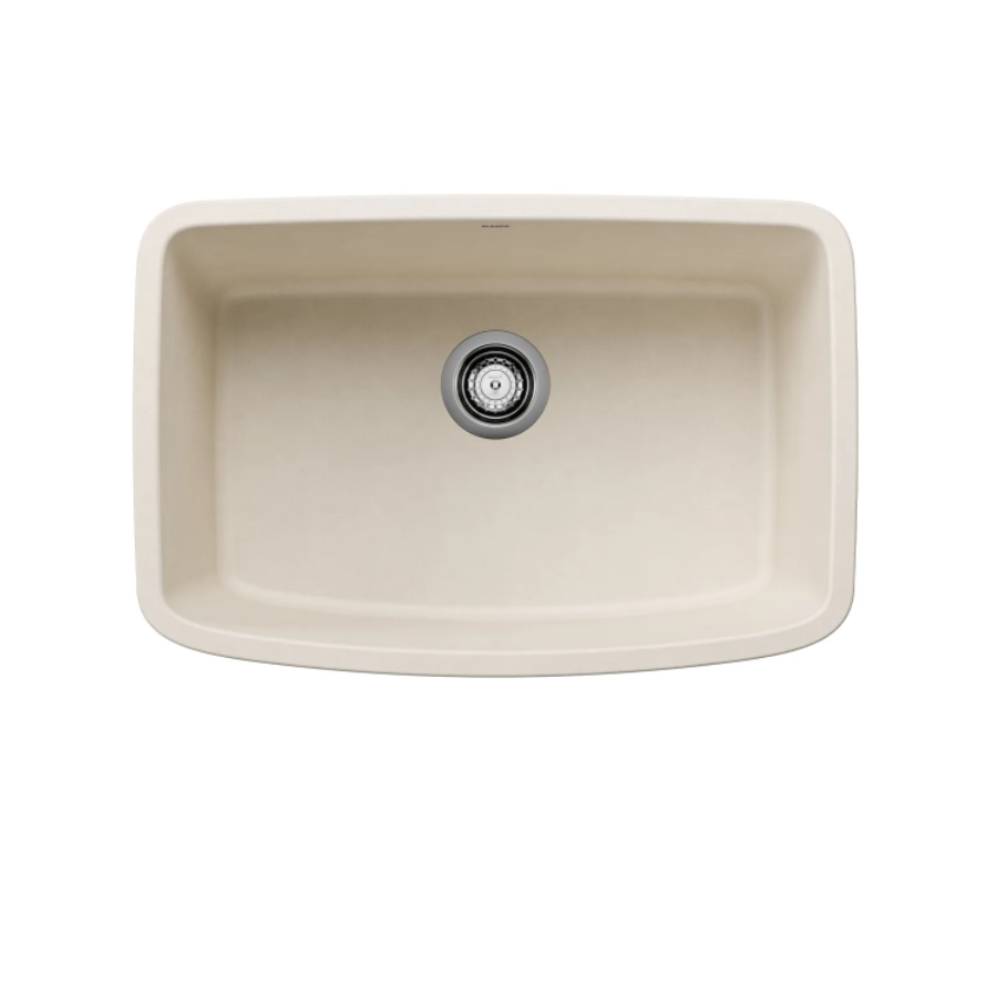443090 - Valea SILGRANIT 27" Single Bowl Undermount Kitchen Sink - Soft White