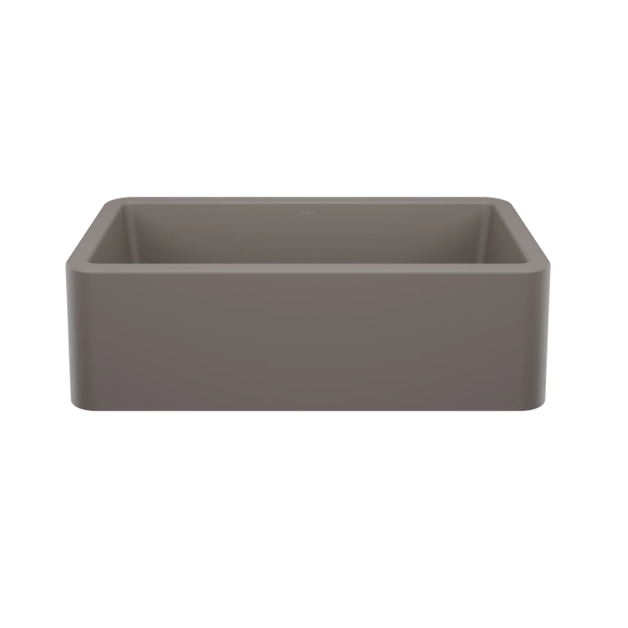 443114 - Ikon SILGRANIT 33" Single Bowl Apron-Front Farmhouse Sink - Volcano Gray