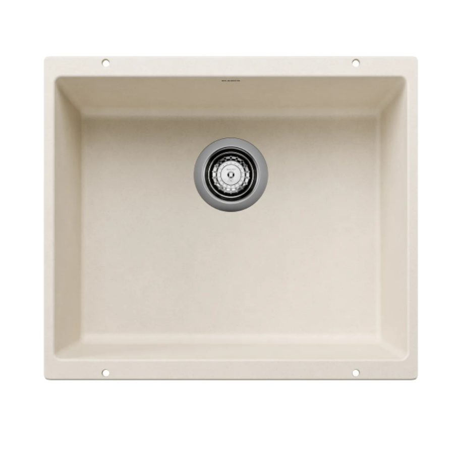 527405 - Precis SILGRANIT 21" Single Bowl Undermount Kitchen Sink - Soft White