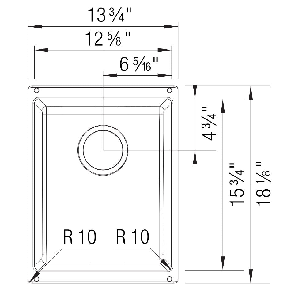 517676 - Precis Undermount SILGRANIT Bar Sink - Truffle