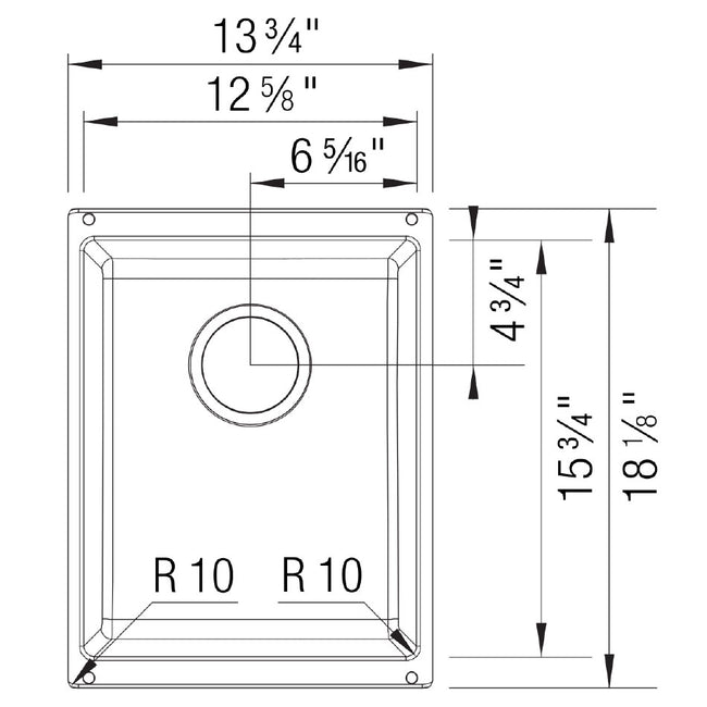 527404 - Precis Undermount SILGRANIT Bar Sink - Soft White