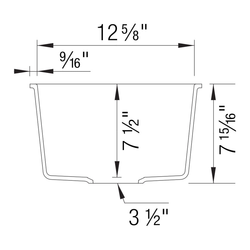 517676 - Precis Undermount SILGRANIT Bar Sink - Truffle