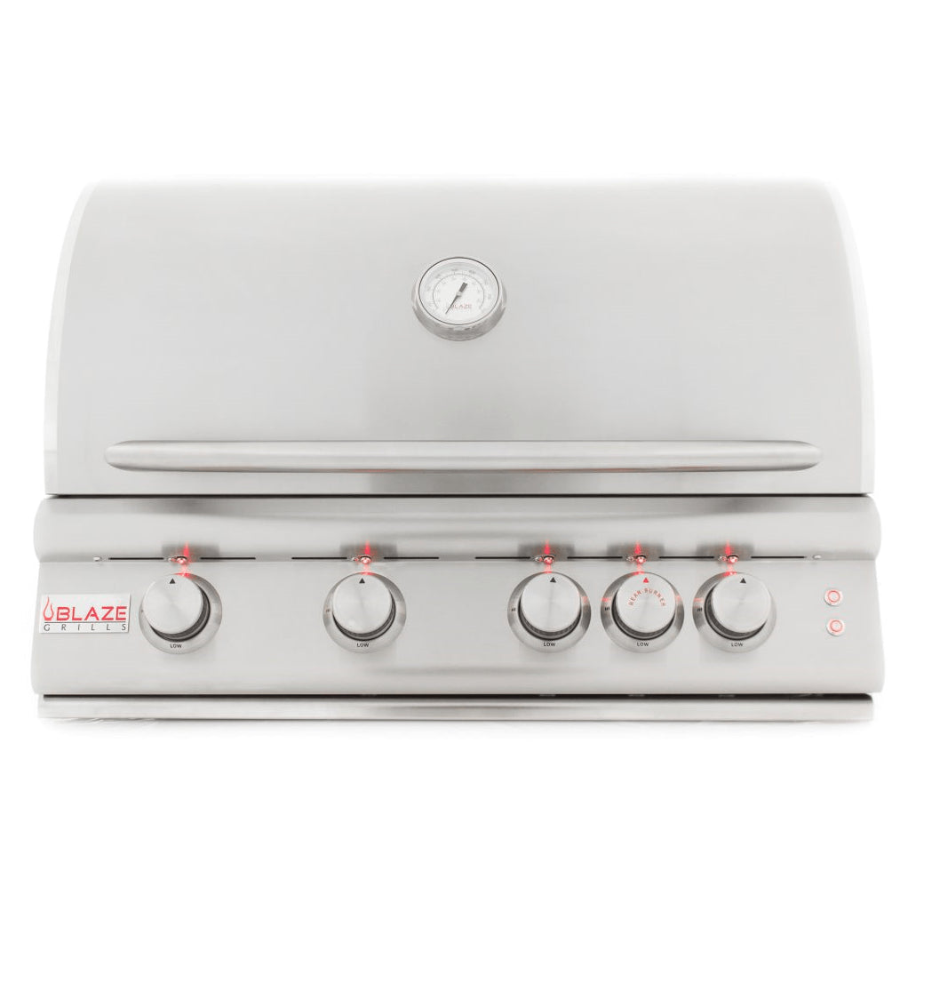 Premium LTE 32" 4 Burner Gas Grill with Rear Burner - NG - BLZ-4LTE2-NG