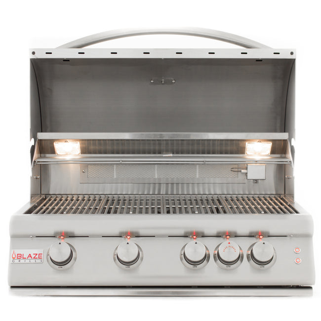 Premium LTE 32" 4 Burner Gas Grill with Rear Burner - NG - BLZ-4LTE2-NG