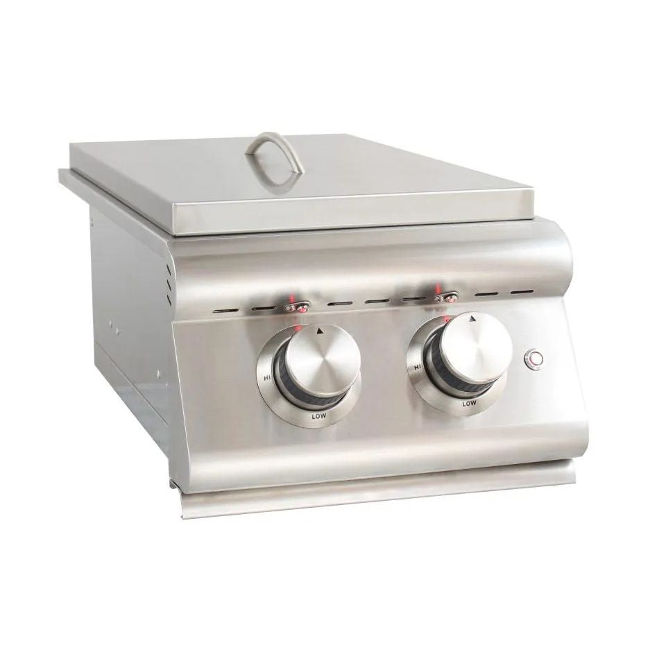 Premium LTE Side Burner with Lights - NG - BLZ-SB2LTE-NG