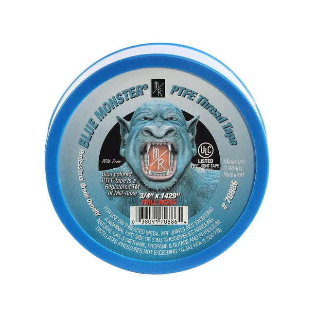 70886 - Blue Monster PTFE Thread Seal Tape - 3/4"