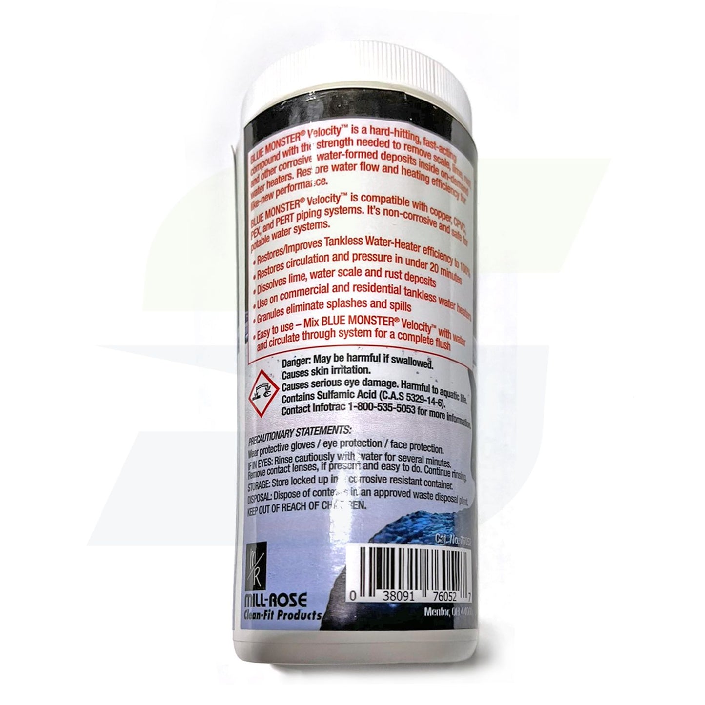 76052 - Blue Monster Velocity Tankless Water Heater Flush