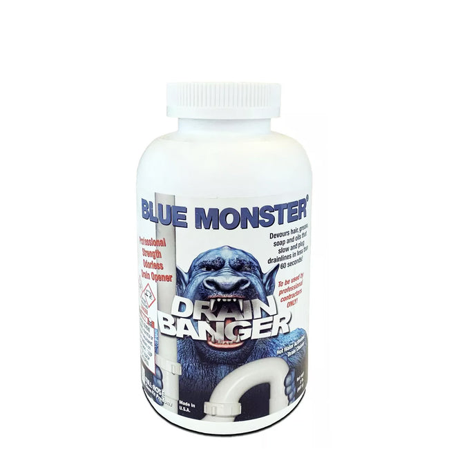 76055 - Blue Monster Drain Banger Professional Strength Drain Opener - 1 lb