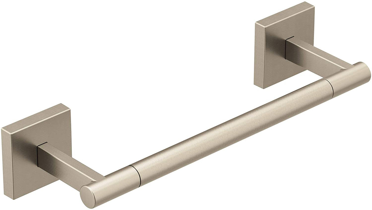 Moen BP1886BN - Triva 9" Bathroom Hand Towel Bar in Brushed Nickel