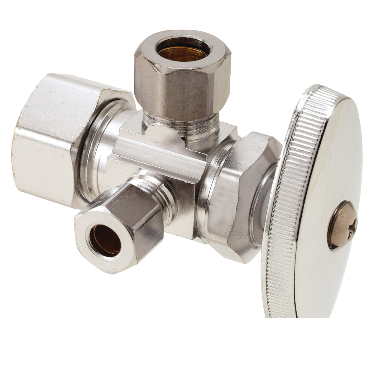 CR1900DVX C -  1/2" Nom Comp x 3/8" O.D. Comp x 1/4" O.D. Comp