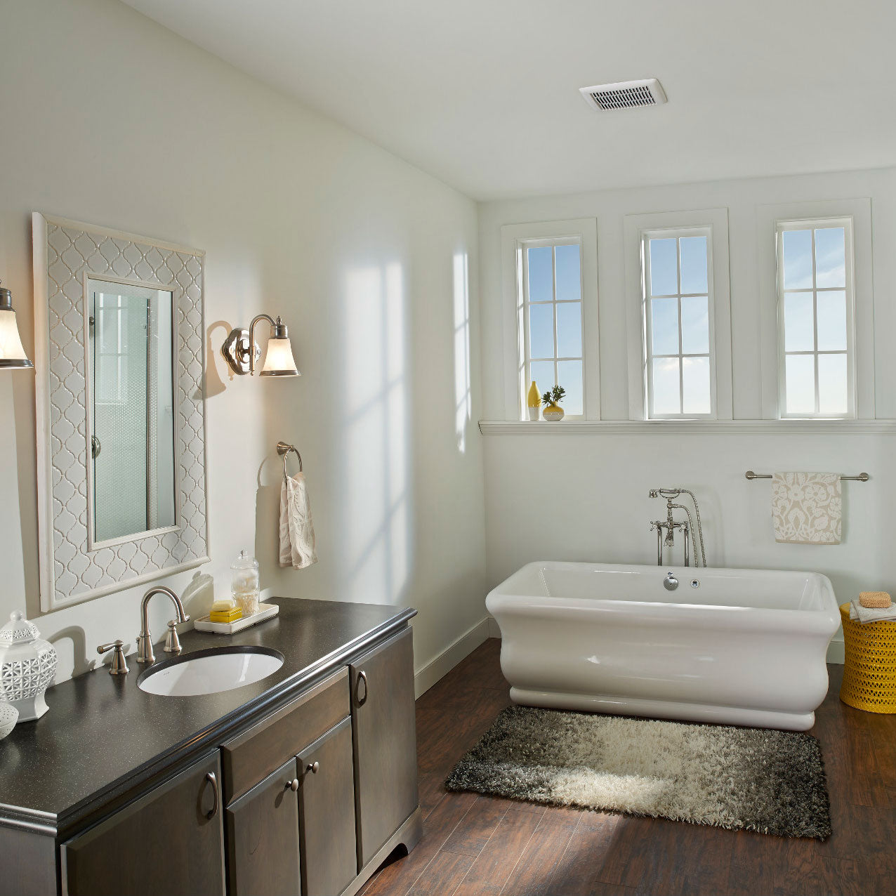 A80 - Flex Series Ceiling / Wall Bathroom Exhaust Fan - 2.0 Sones - 80 CFM