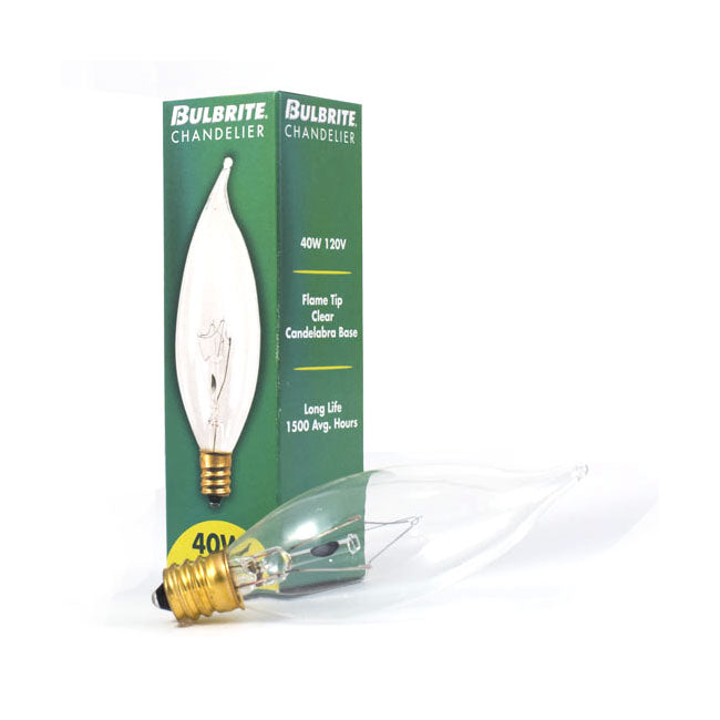 403140 - Specialty Clear CA8 LED Light Bulb - 40 Watt - 2700K - 50 Pack