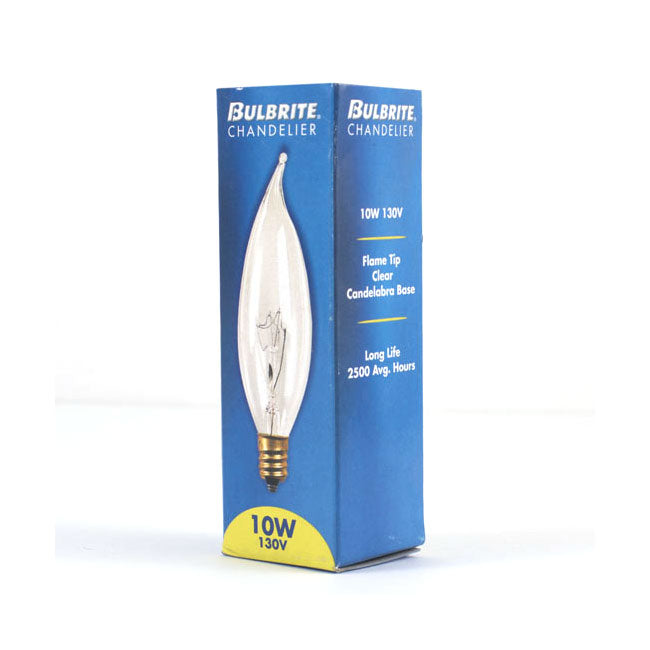 403210 - Specialty Clear CA7 LED Light Bulb - 10 Watt - 2700K - 50 Pack