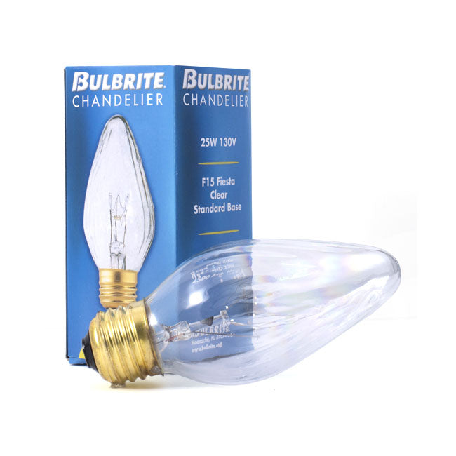 421125 - Specialty Clear F15 LED Light Bulb - 25 Watt - 2700K - 25 Pack