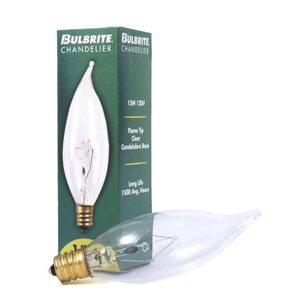 493115 - Specialty Clear CA8 LED Light Bulb - 15 Watt - 2700K - 50 Pack