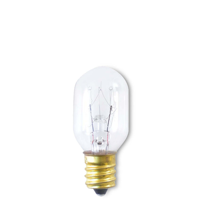 706115 - Clear Appliance / Amusement Tubular T7 Light Bulb - 15 Watt - 25 Pack