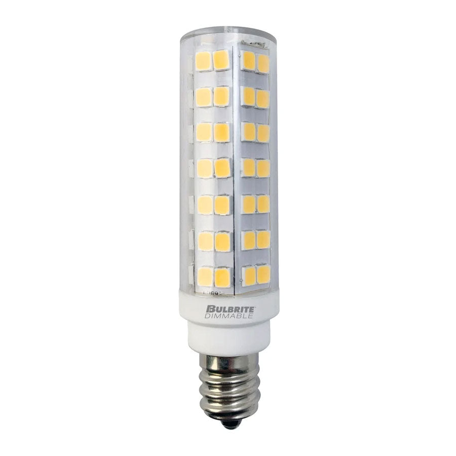 770642 - Dimmable T6 LED Candelabra Light Bulb - 6.5 Watt - 2700K - 2 Pack