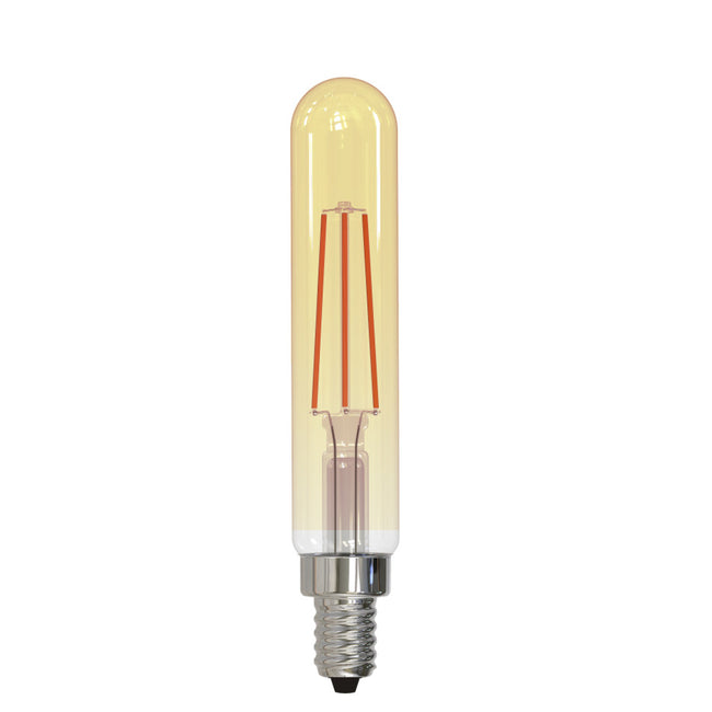 776722 - Filaments Dimmable Antique Glass T8 LED Candelabra Light Bulb - 4.5 Watt - 2100K - 4 Pack