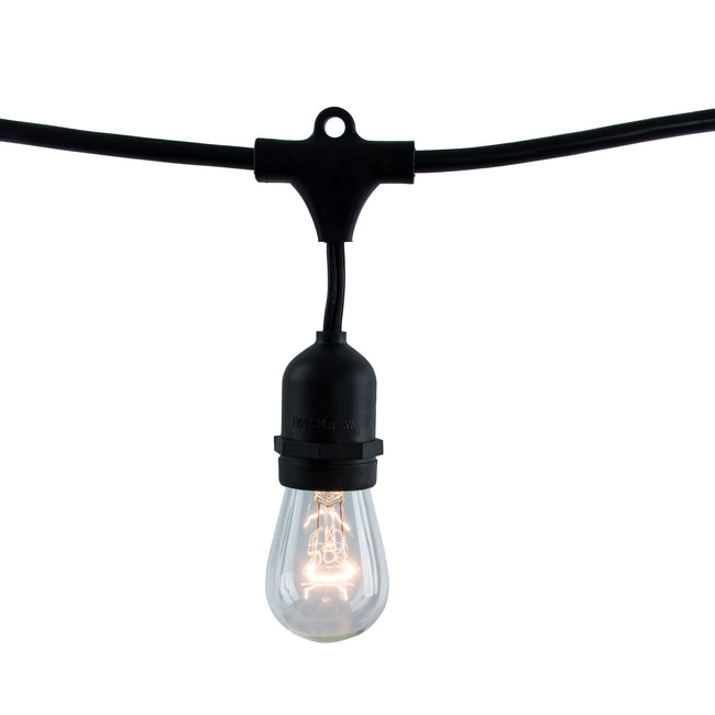 810006 - 10 Light 14' String Light with 11W Clear S14 Light Bulbs