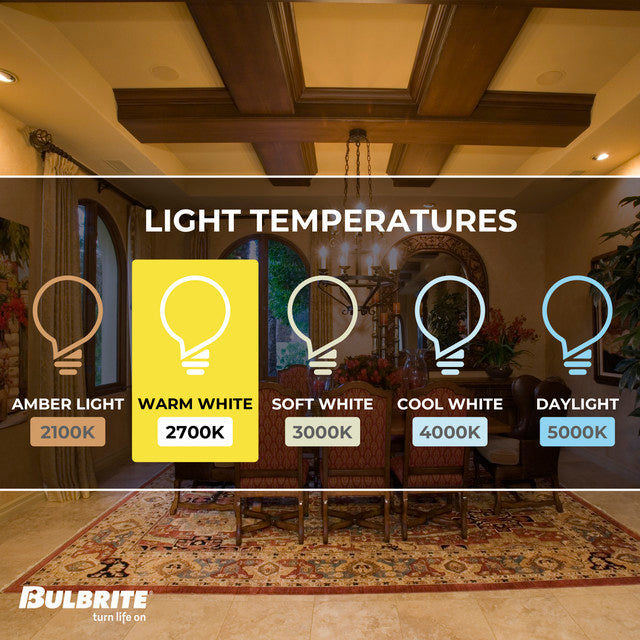 410313 - Specialty Clear CA10 LED Light Bulb - 3 Watt - 2700K - 18 Pack