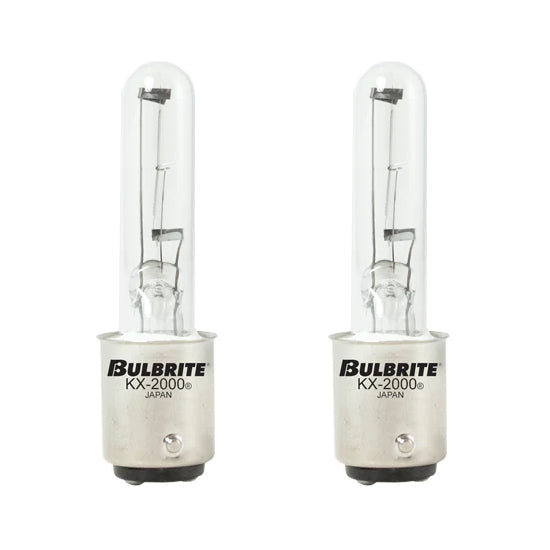 473240 - KX-2000 Clear T3 Xenon Double-Contact Bayonet - 40 Watt - 2 Pack