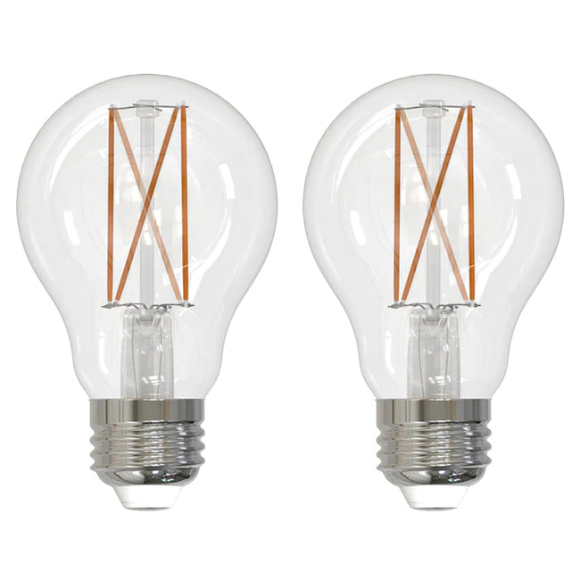 776774 - Filaments Dimmable Clear A19 LED Light Bulb - 8.5 Watt - 2700K - 2 Pack