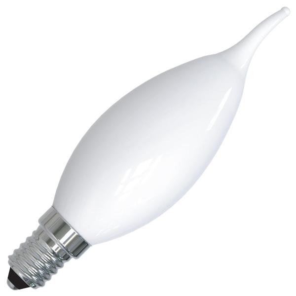 776787 - Filaments Dimmable Milky Glass CA10 LED Light Bulb - 5 Watt - 2700K - 4 Pack