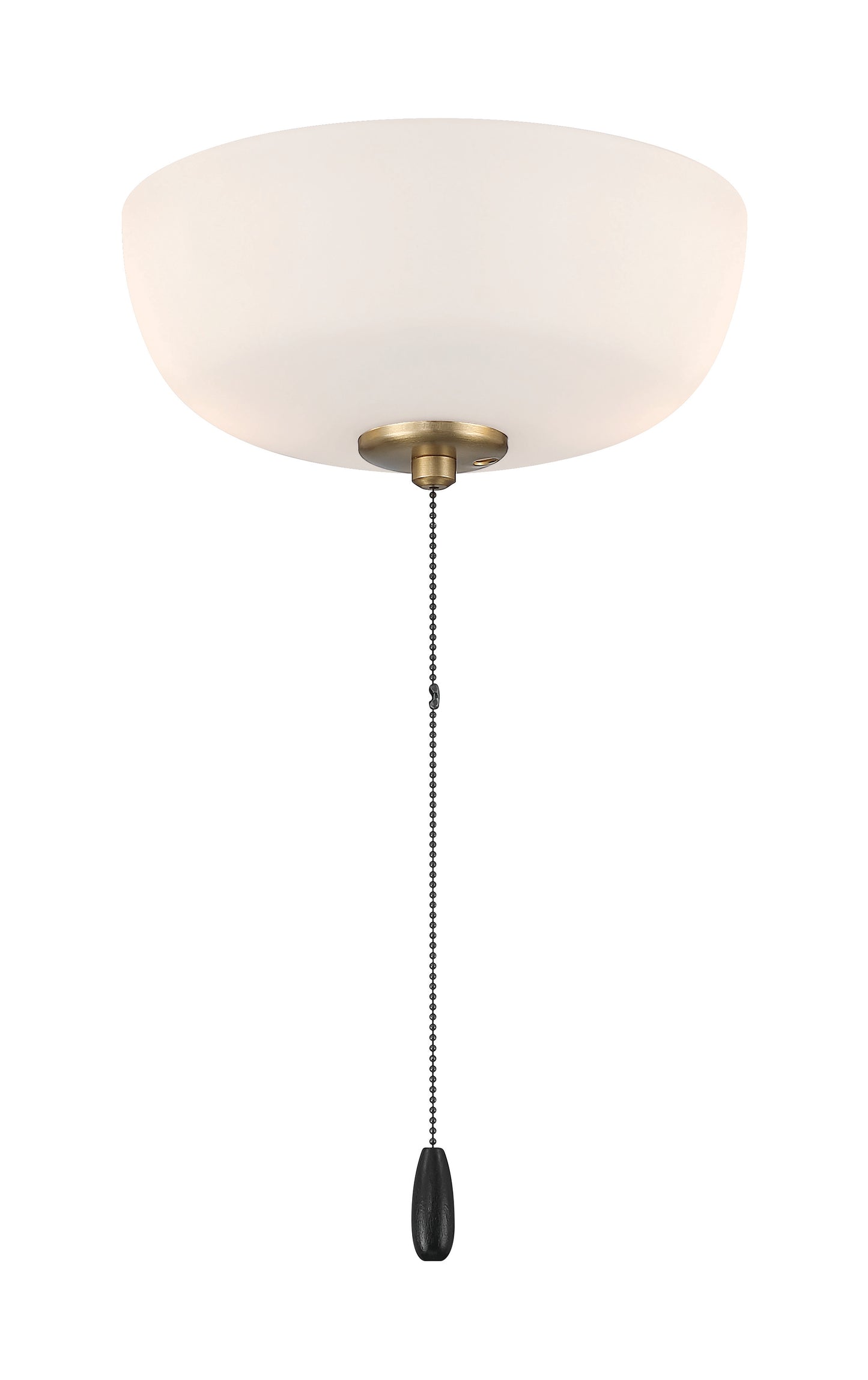LK2601-2LWF-SB - 2 Light Bowl Light Kit in Satin Brass (White Frost Glass)