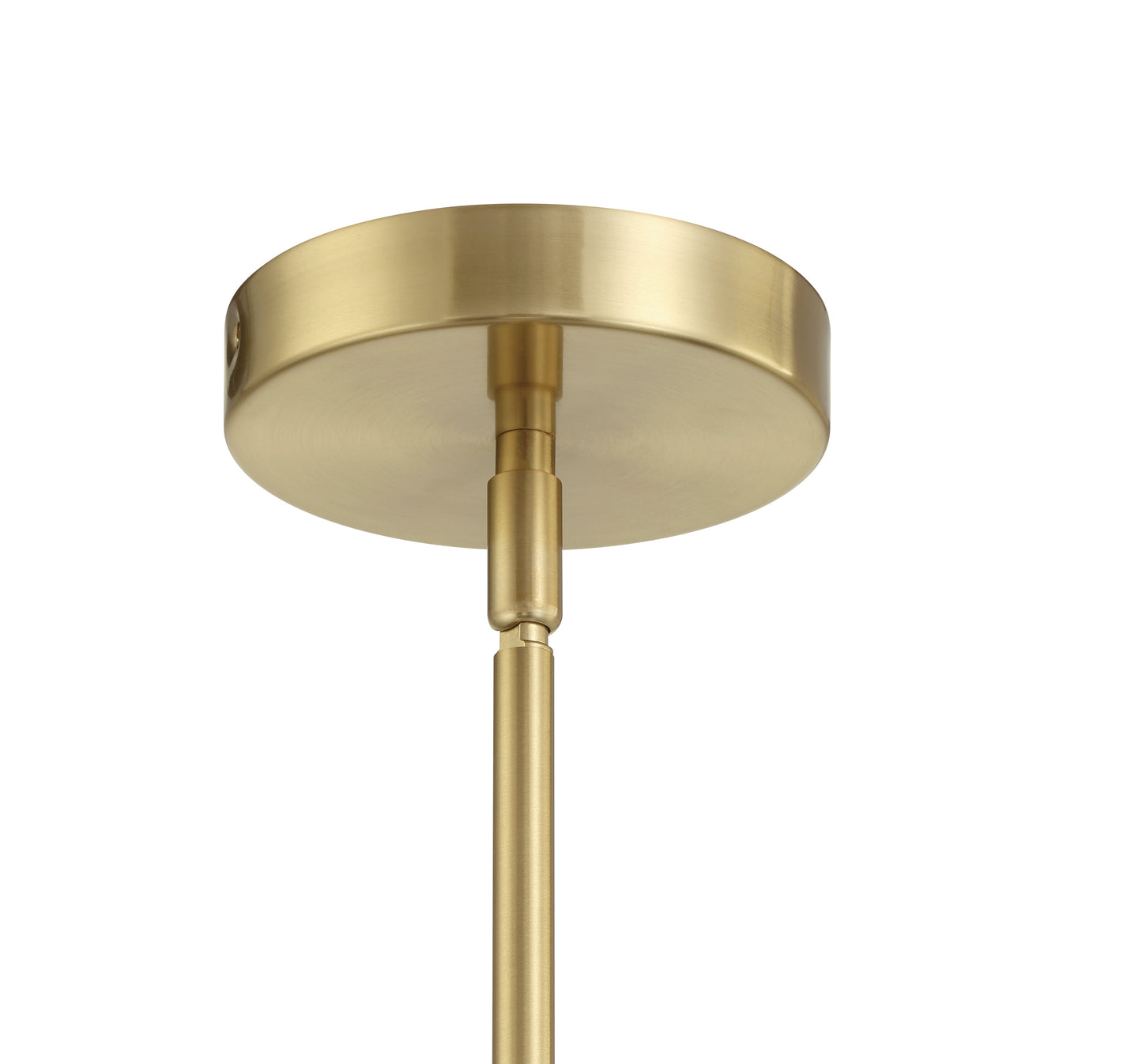 58291-SB - Fortuna 1 Light 8" Wide Mini Pendant - Satin Brass