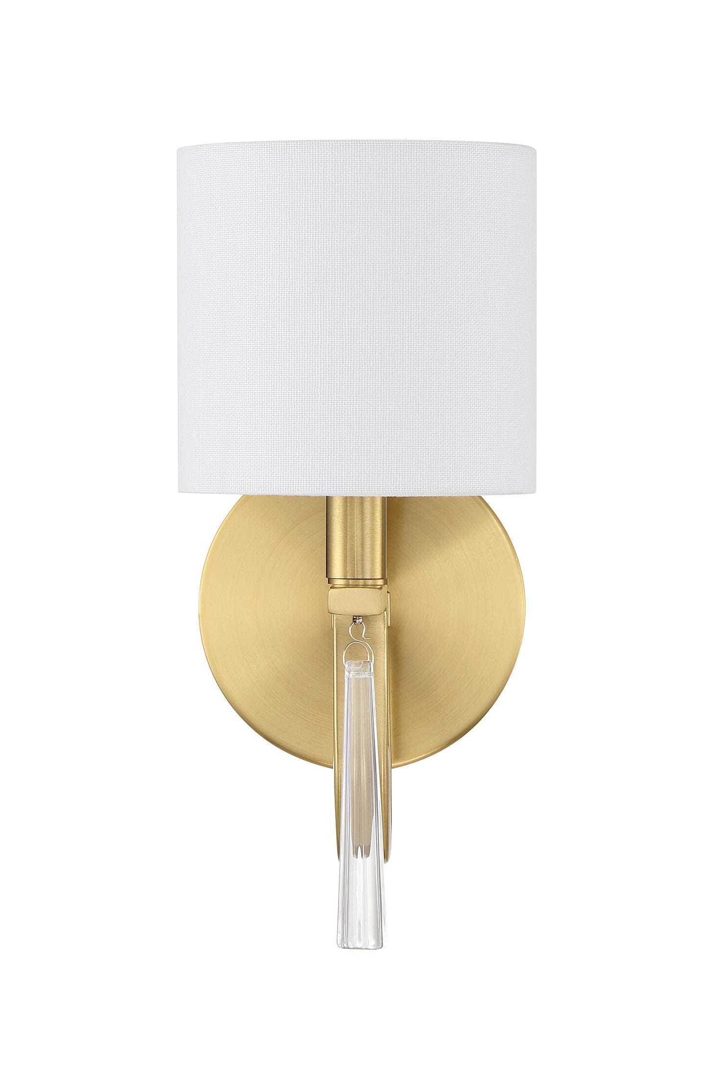 58261-SB - Fortuna 1 Light 11" High Wall Sconce - Satin Brass