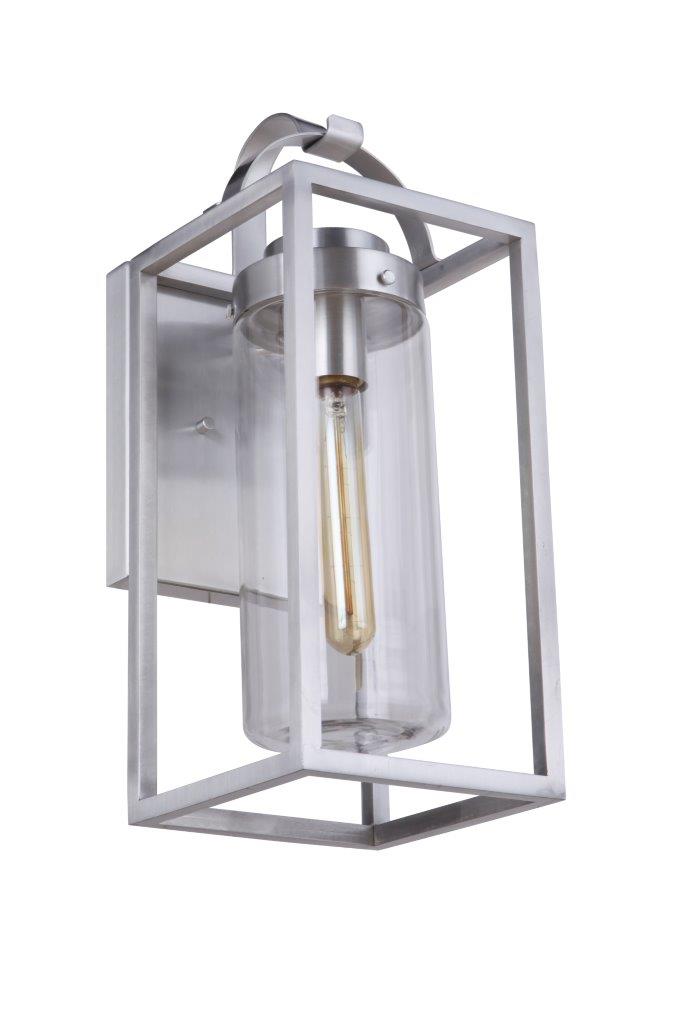 ZA4814-SA - Neo 1 Light 17" High Outdoor Wall Lantern - Satin Aluminum