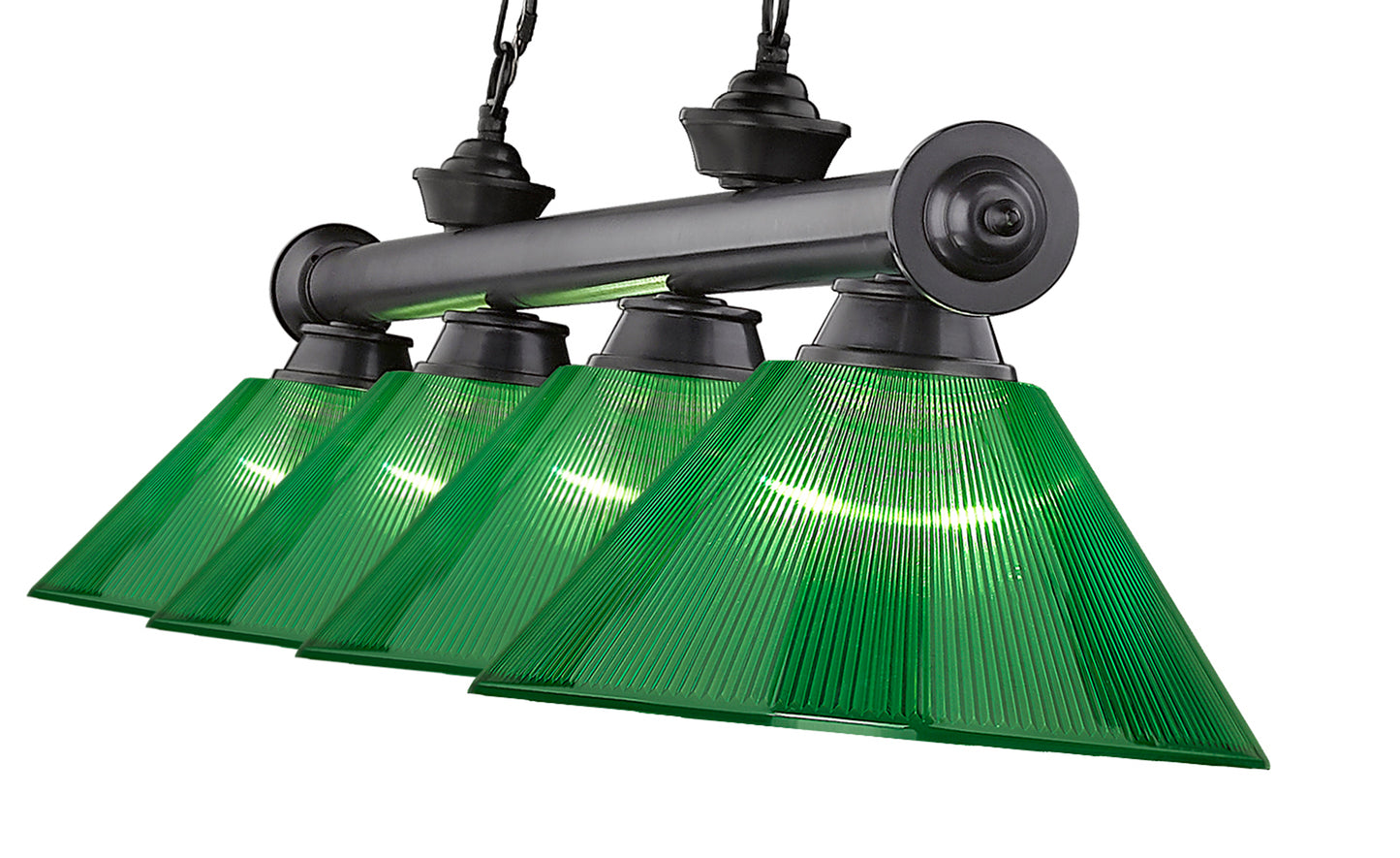 2306-4BP-ARG - Cordon 4 Light 81" Billiard - Bronze Plate
