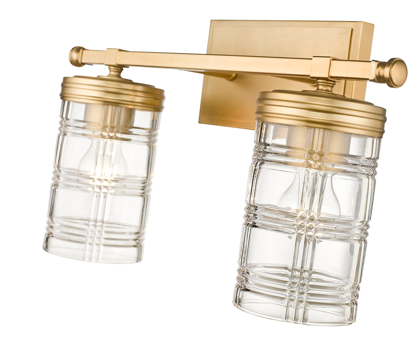 344-2V-HG - Archer 2 Light 18" Vanity - Heirloom Gold
